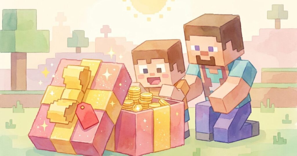 ITeens Labの無料体験後にもらえる特典を表すギフトボックスのイラスト